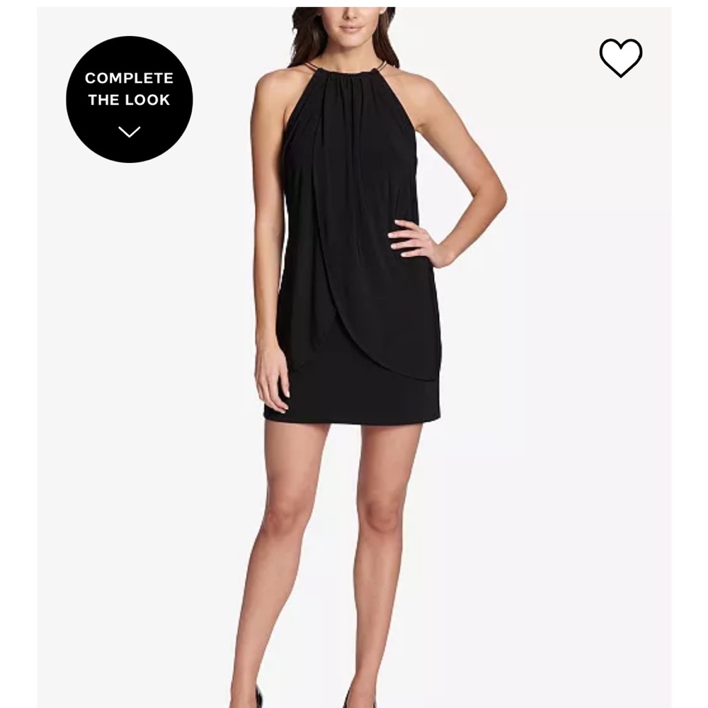 Kensie Draped Halter Dress - Picture 6 of 7